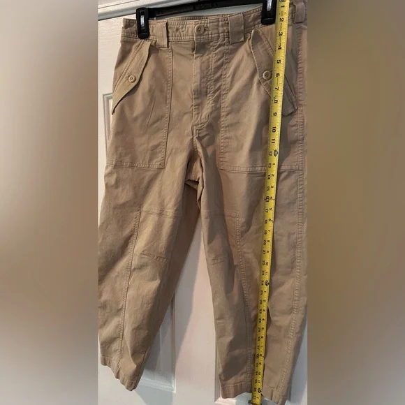 Banana Republic Women’s Khaki High-Rise Utility Pants Size 8 – - Picture 7 of 7